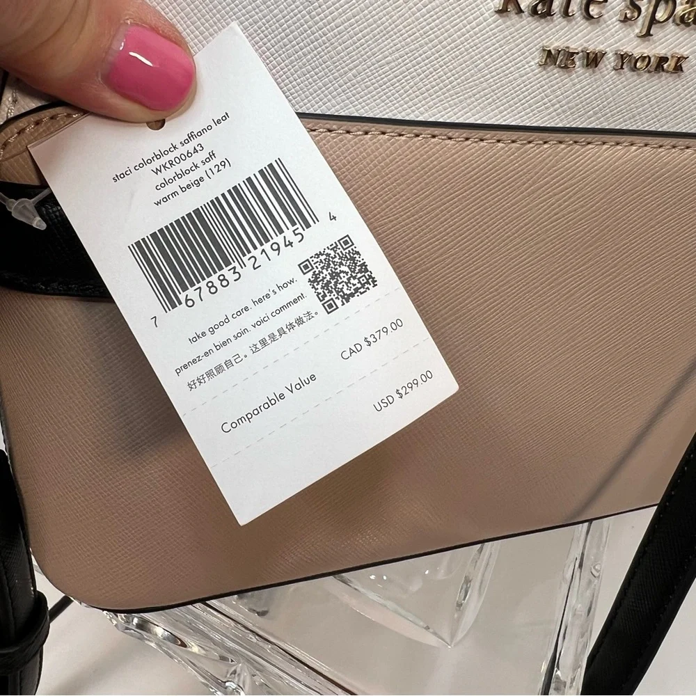 Kate Spade Staci Dome Colorblock Crossbody NWT